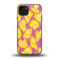 happy trip back phone cover | glass case for iphone 15