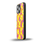 happy trip back phone cover | glass case for iphone 16 pro max