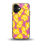 happy trip back phone cover | glass case for iphone 16