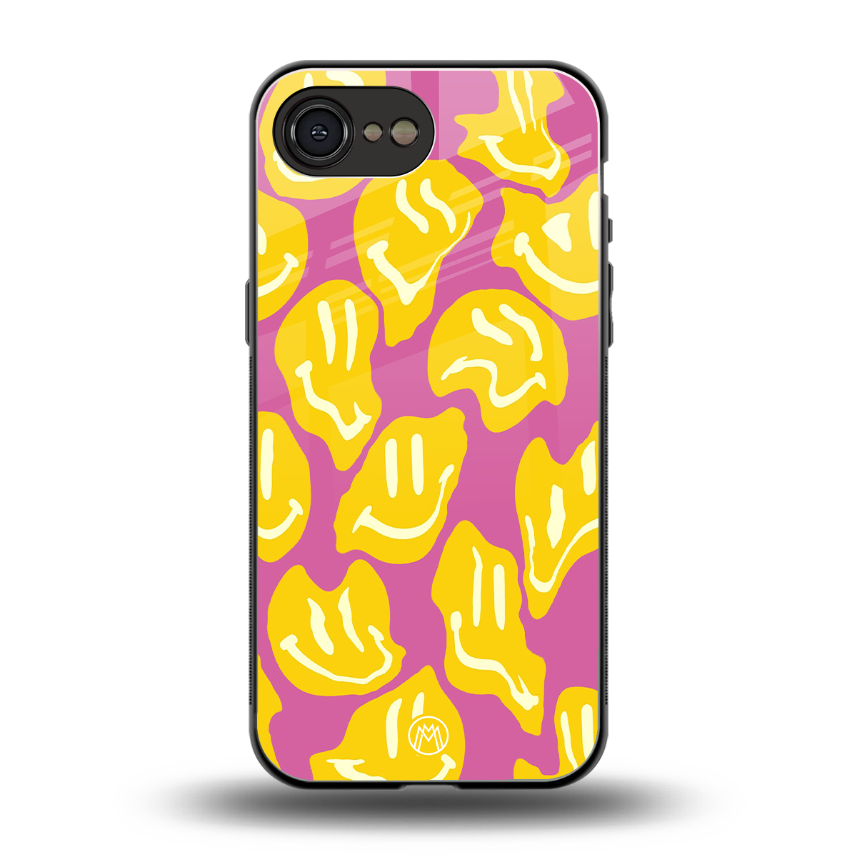 happy trip back phone cover | glass case for iphone 16e