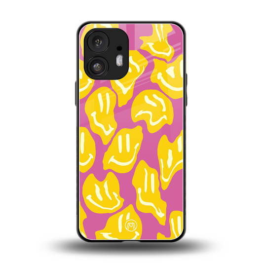 happy trip back phone cover | glass case for nothing phone 2