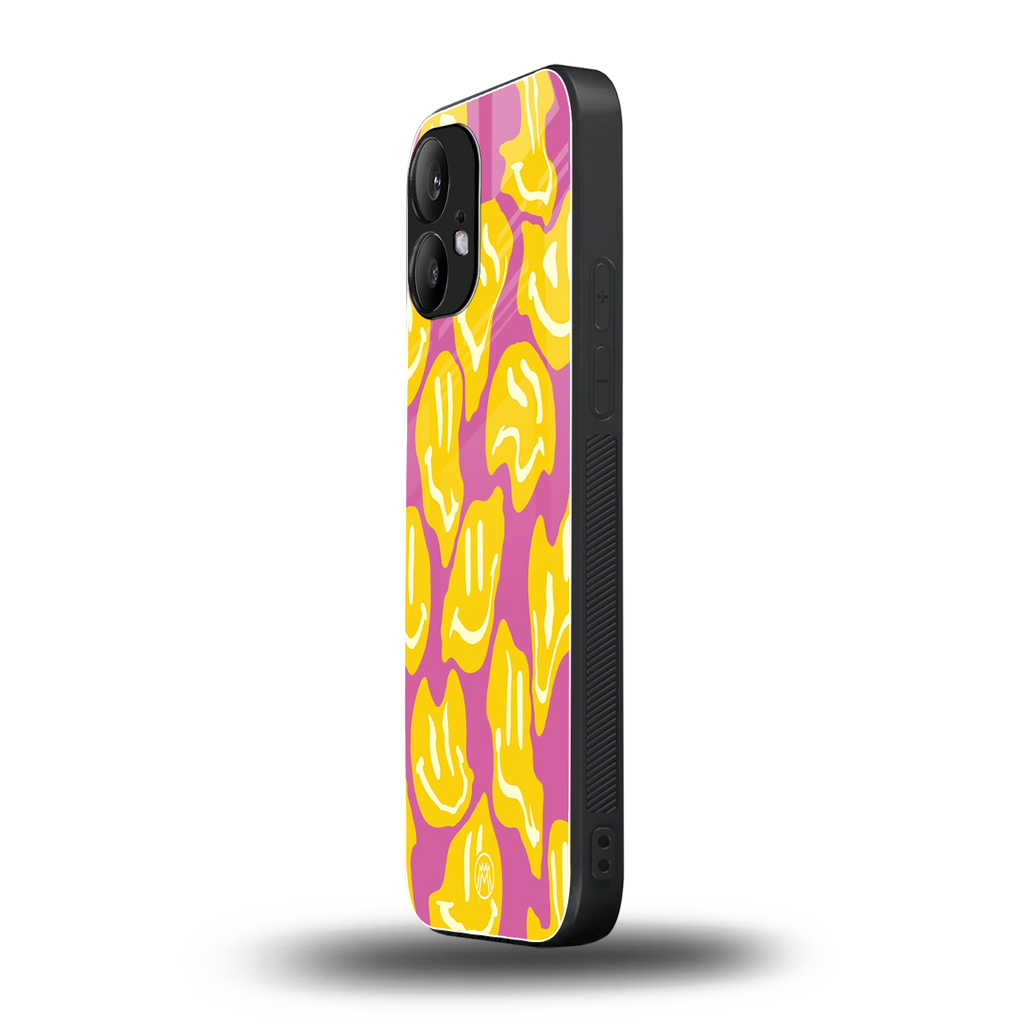 happy trip back phone cover | glass case for nothing phone 2