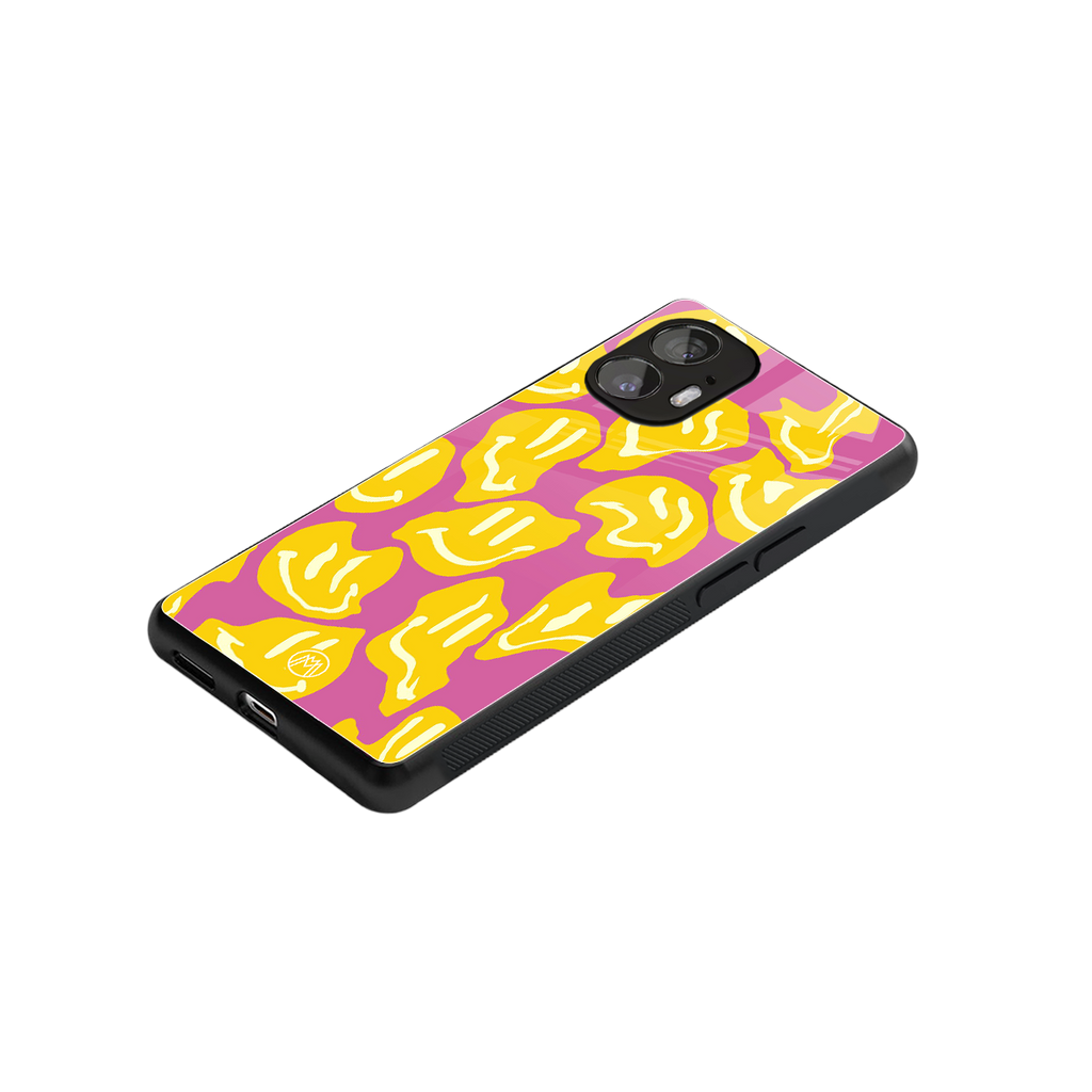 happy trip back phone cover | glass case for nothing phone 2