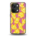 happy trip back phone cover | glass case for oneplus nord 3