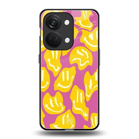 happy trip back phone cover | glass case for oneplus nord 3