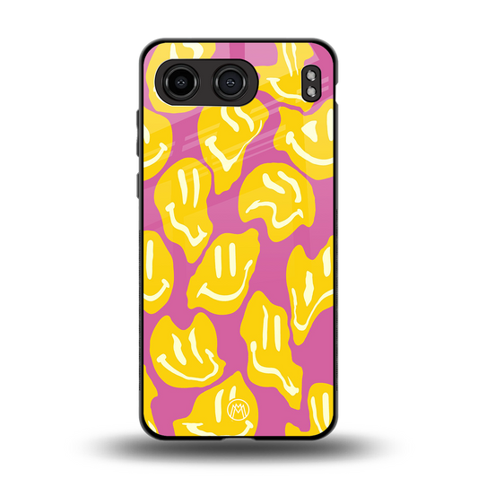 happy trip back phone cover | glass case for oneplus nord 4