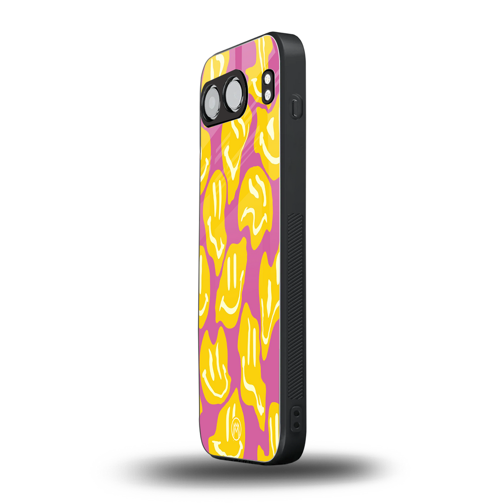 happy trip back phone cover | glass case for oneplus nord 4