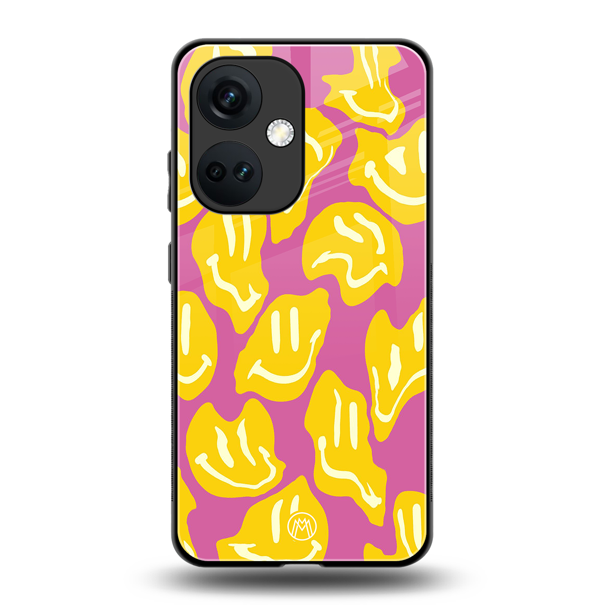 happy trip back phone cover | glass case for oneplus nord ce 3