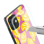 happy trip back phone cover | glass case for oneplus nord ce 3