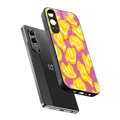 happy trip back phone cover | glass case for oneplus nord ce 4 lite