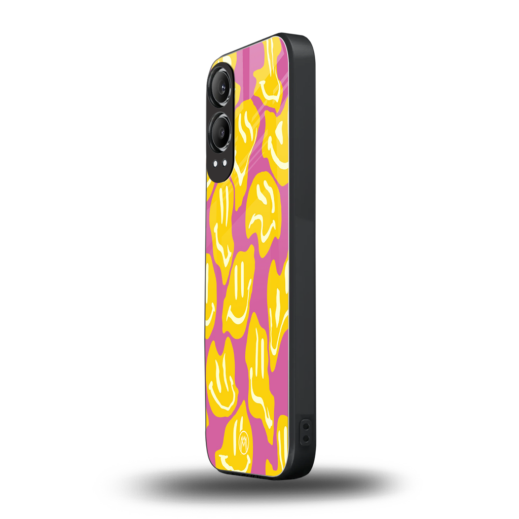 happy trip back phone cover | glass case for oneplus nord ce 4 lite