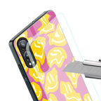 happy trip back phone cover | glass case for oneplus nord ce 4 lite