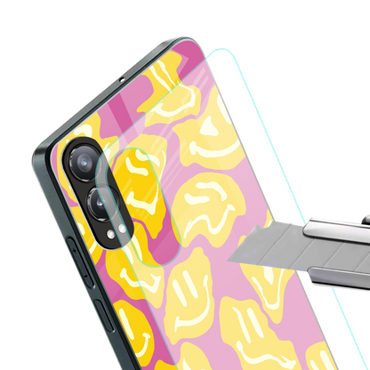 happy trip back phone cover | glass case for oneplus nord ce 4 lite