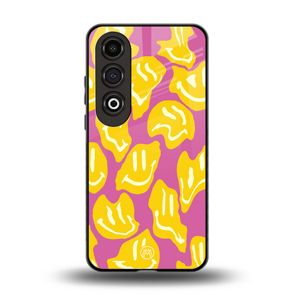 happy trip back phone cover | glass case for oneplus nord ce 4
