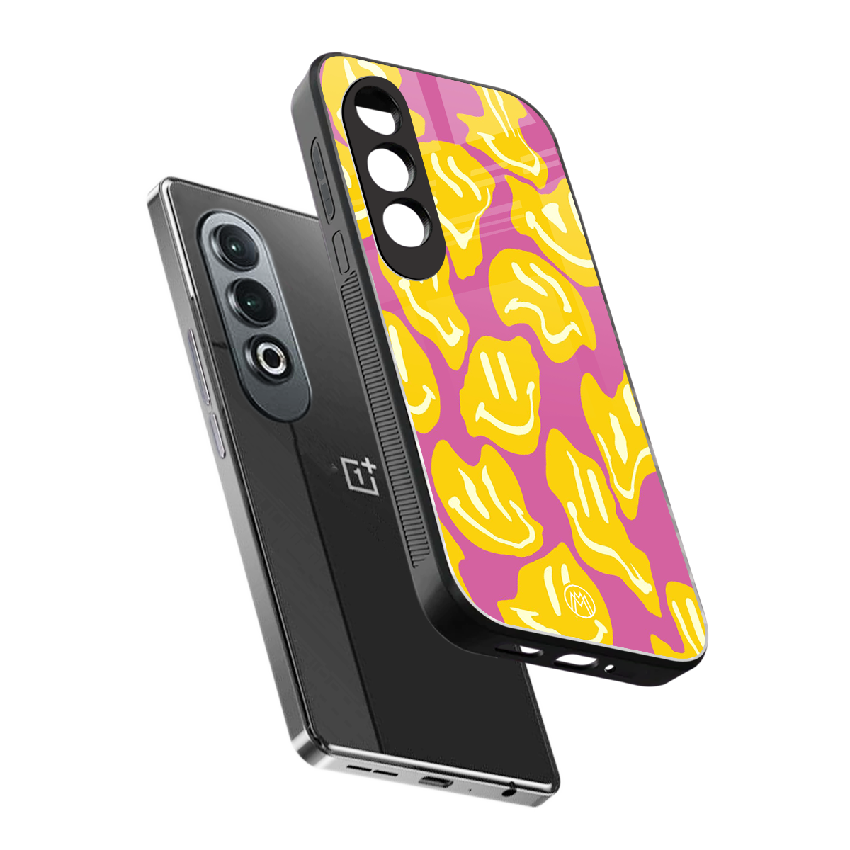happy trip back phone cover | glass case for oneplus nord ce 4