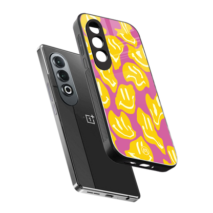 happy trip back phone cover | glass case for oneplus nord ce 4