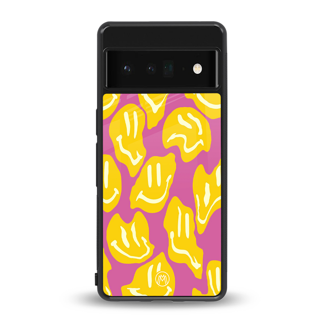 happy trip back phone cover | glass case for google pixel 6 pro