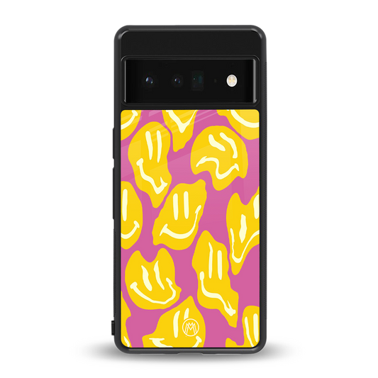 happy trip back phone cover | glass case for google pixel 6 pro