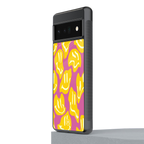 happy trip back phone cover | glass case for google pixel 6 pro