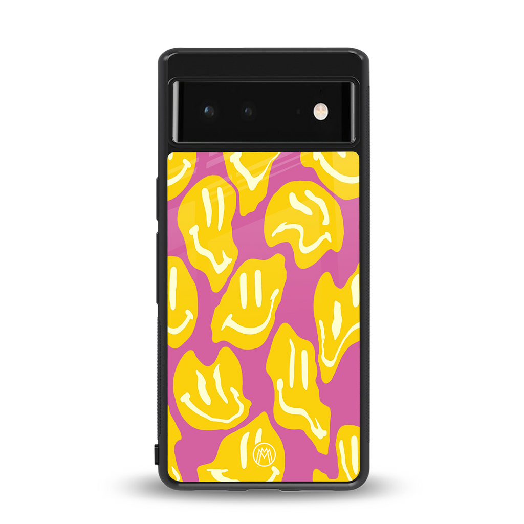 happy trip back phone cover | glass case for Google Pixel 6A