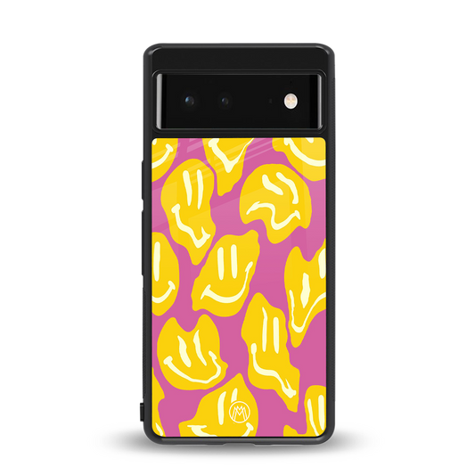 happy trip back phone cover | glass case for Google Pixel 6A
