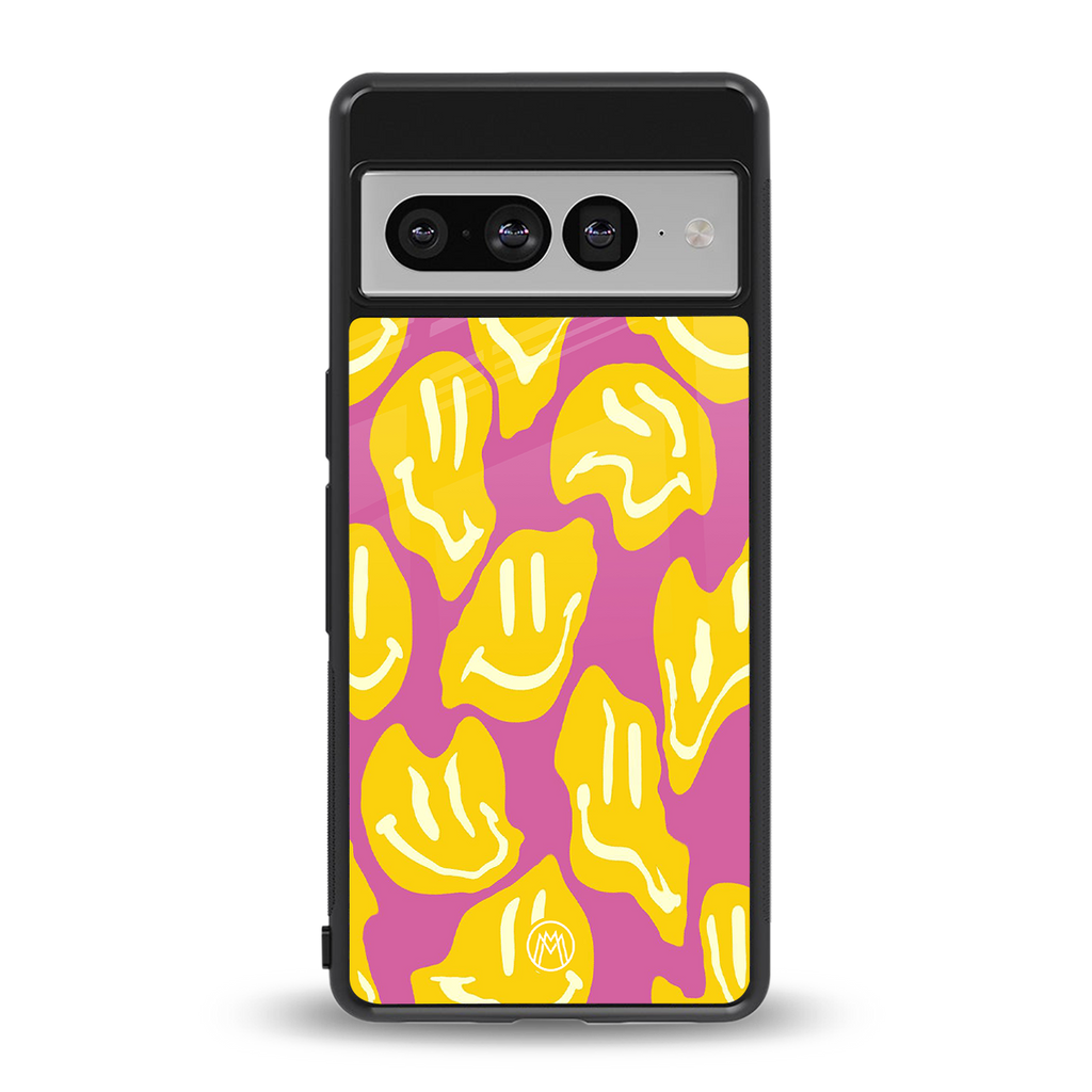 happy trip back phone cover | glass case for google pixel 7 pro