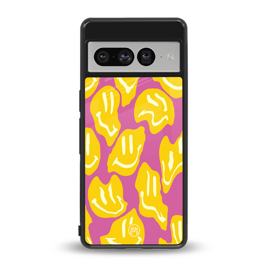 happy trip back phone cover | glass case for google pixel 7 pro
