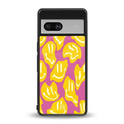 happy trip back phone cover | glass case for Google Pixel 7A