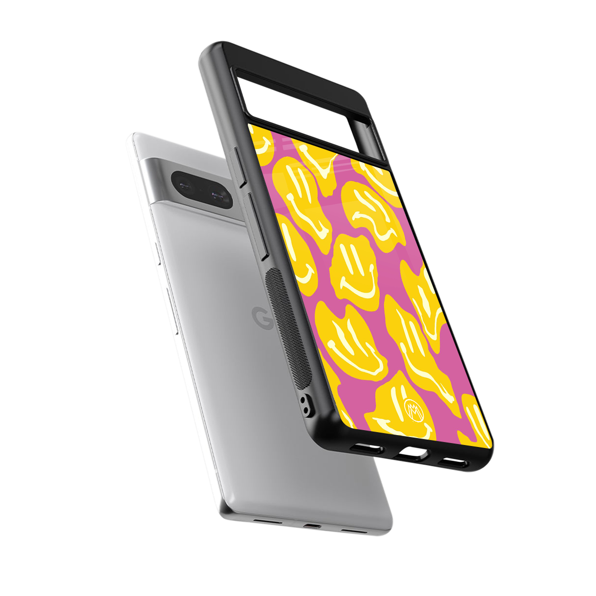 happy trip back phone cover | glass case for Google Pixel 7A