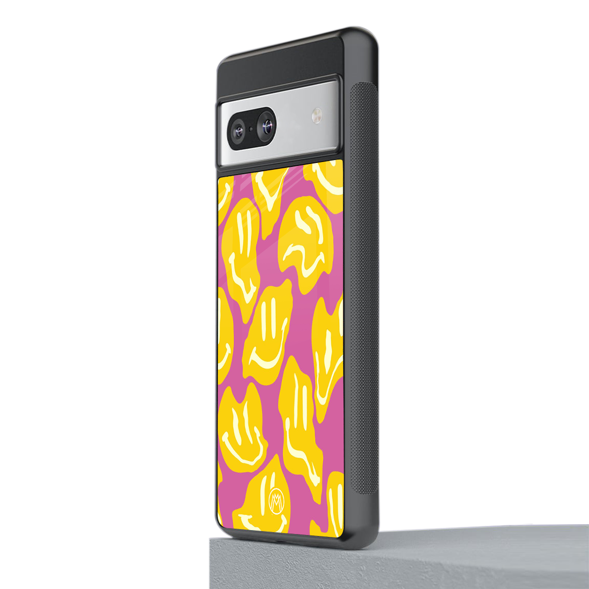 happy trip back phone cover | glass case for Google Pixel 7A