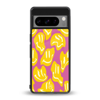 happy trip back phone cover | glass case for google pixel 8 pro