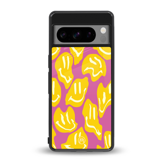 happy trip back phone cover | glass case for google pixel 8 pro