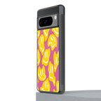 happy trip back phone cover | glass case for google pixel 8 pro
