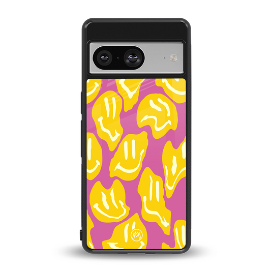 happy trip back phone cover | glass case for Google Pixel 8