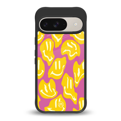 happy trip back phone cover | glass case for google pixel 9