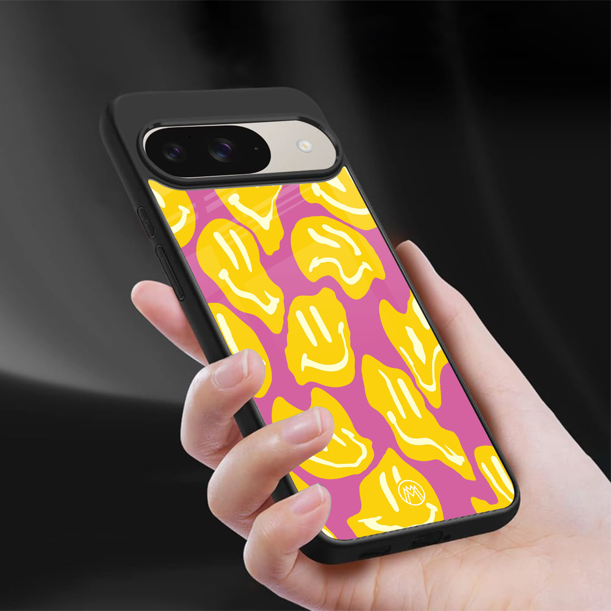 happy trip back phone cover | glass case for google pixel 9