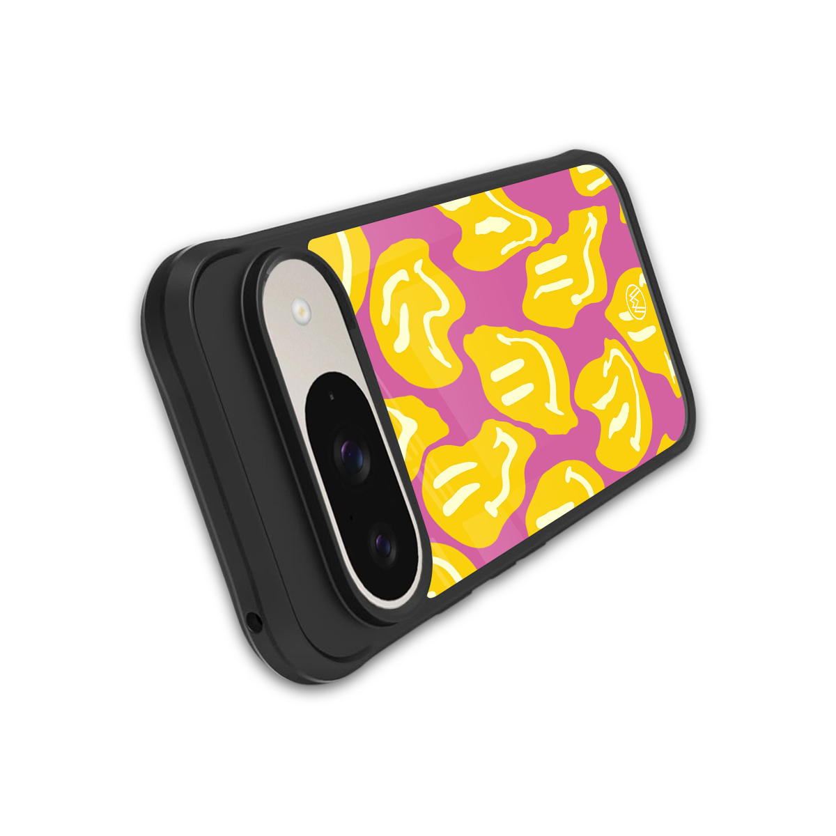 happy trip back phone cover | glass case for google pixel 9