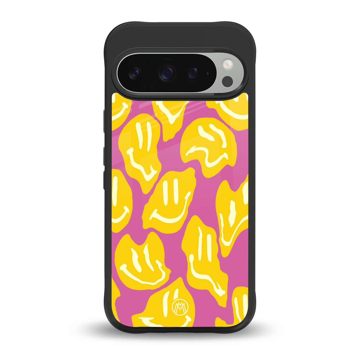 happy trip back phone cover | glass case for google pixel 9 pro xl