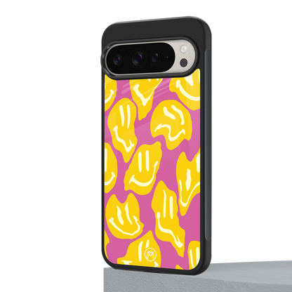 happy trip back phone cover | glass case for google pixel 9 pro