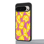happy trip back phone cover | glass case for google pixel 9 pro xl