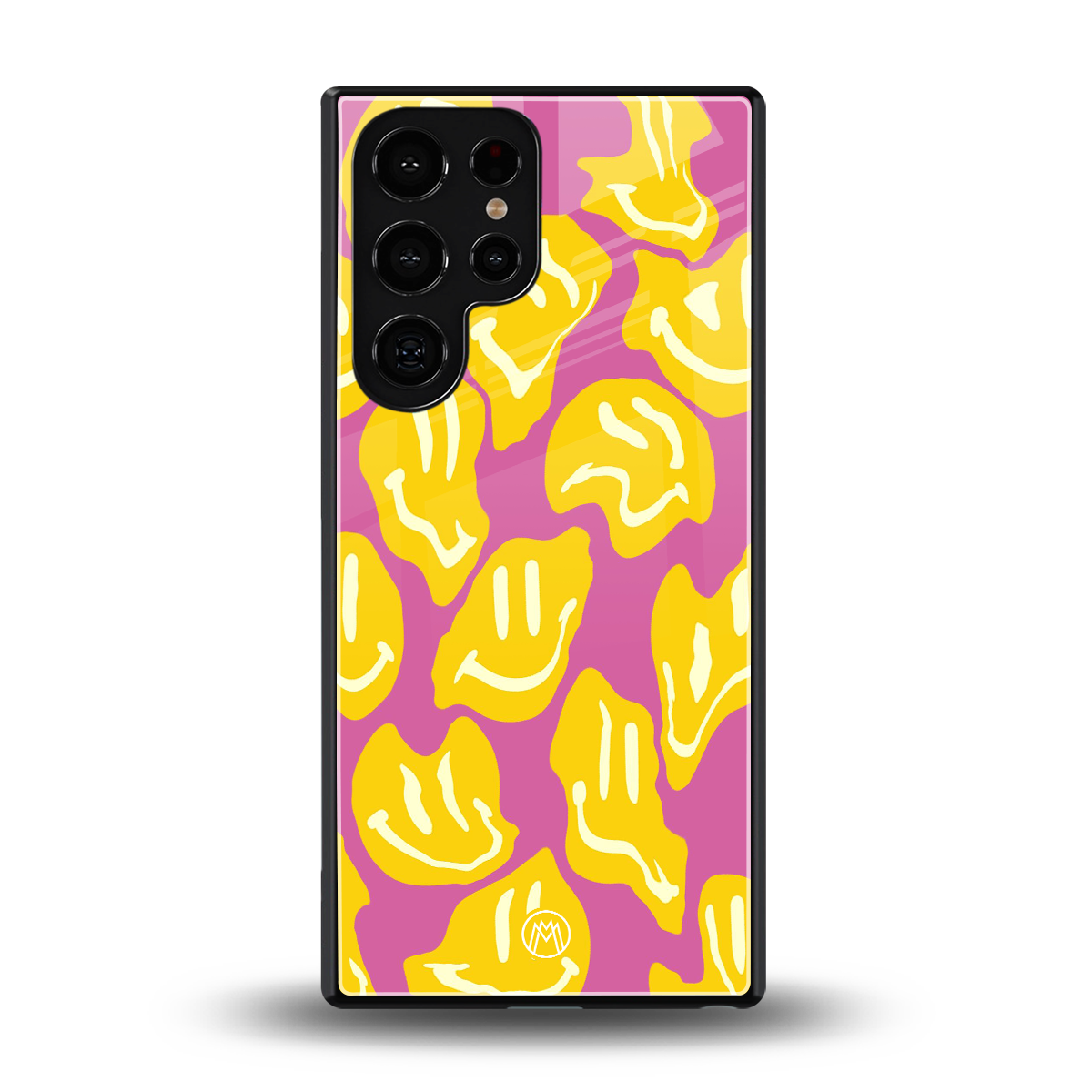 happy trip back phone cover | glass case for samsung galaxy s25 ultra