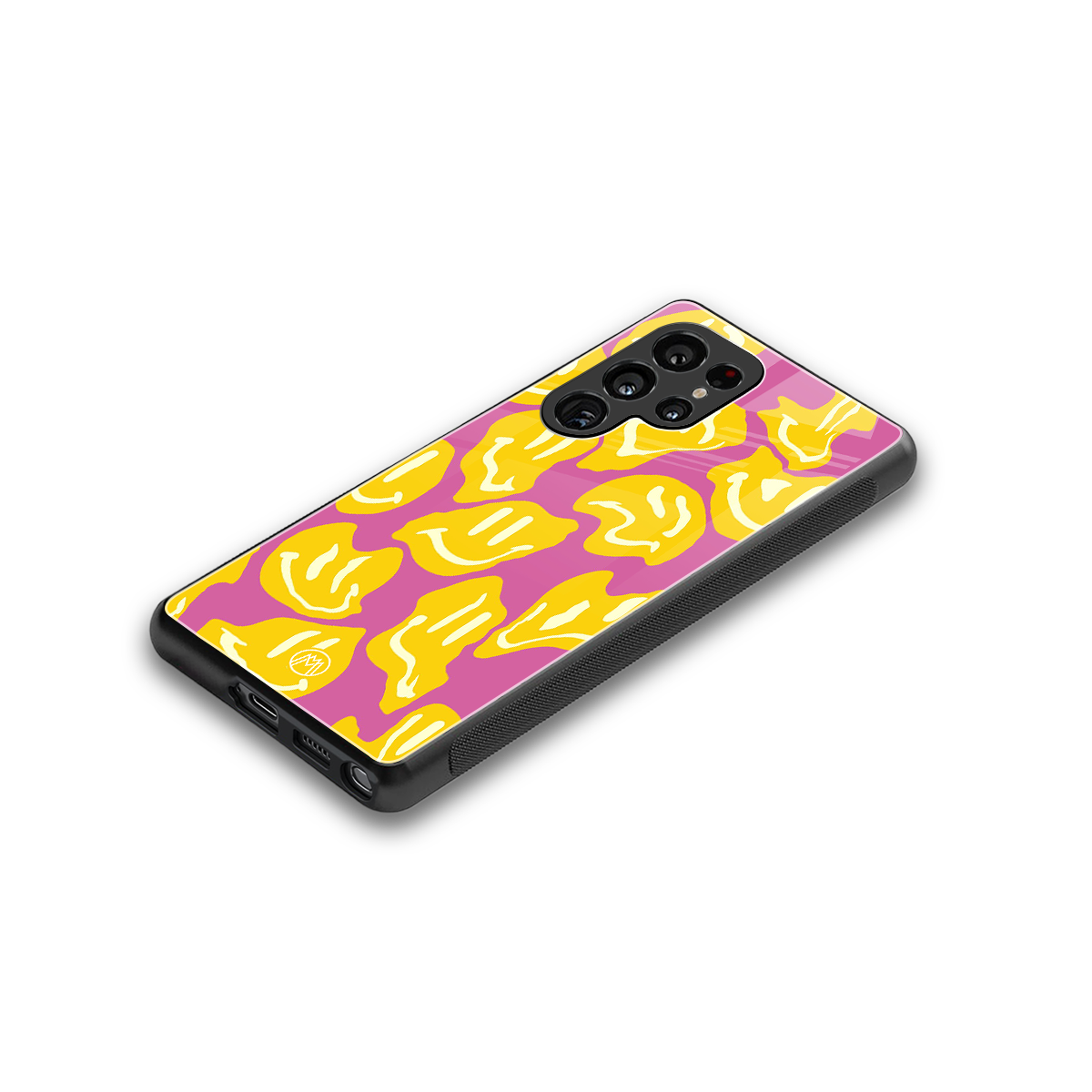 happy trip back phone cover | glass case for samsung galaxy s25 ultra