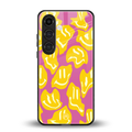 happy trip back phone cover | glass case for samsung galaxy s24 plus