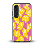happy trip back phone cover | glass case for samsung galaxy s25 plus