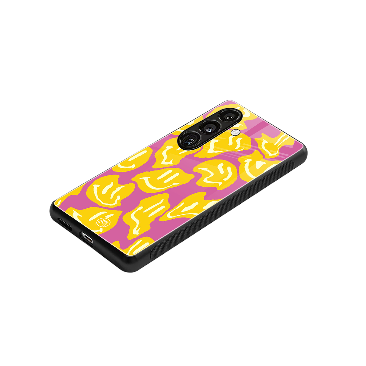 happy trip back phone cover | glass case for samsung galaxy s24 plus