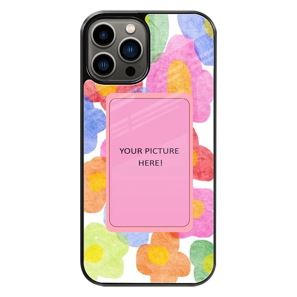 Polaroid Personalised Glass Phone Case