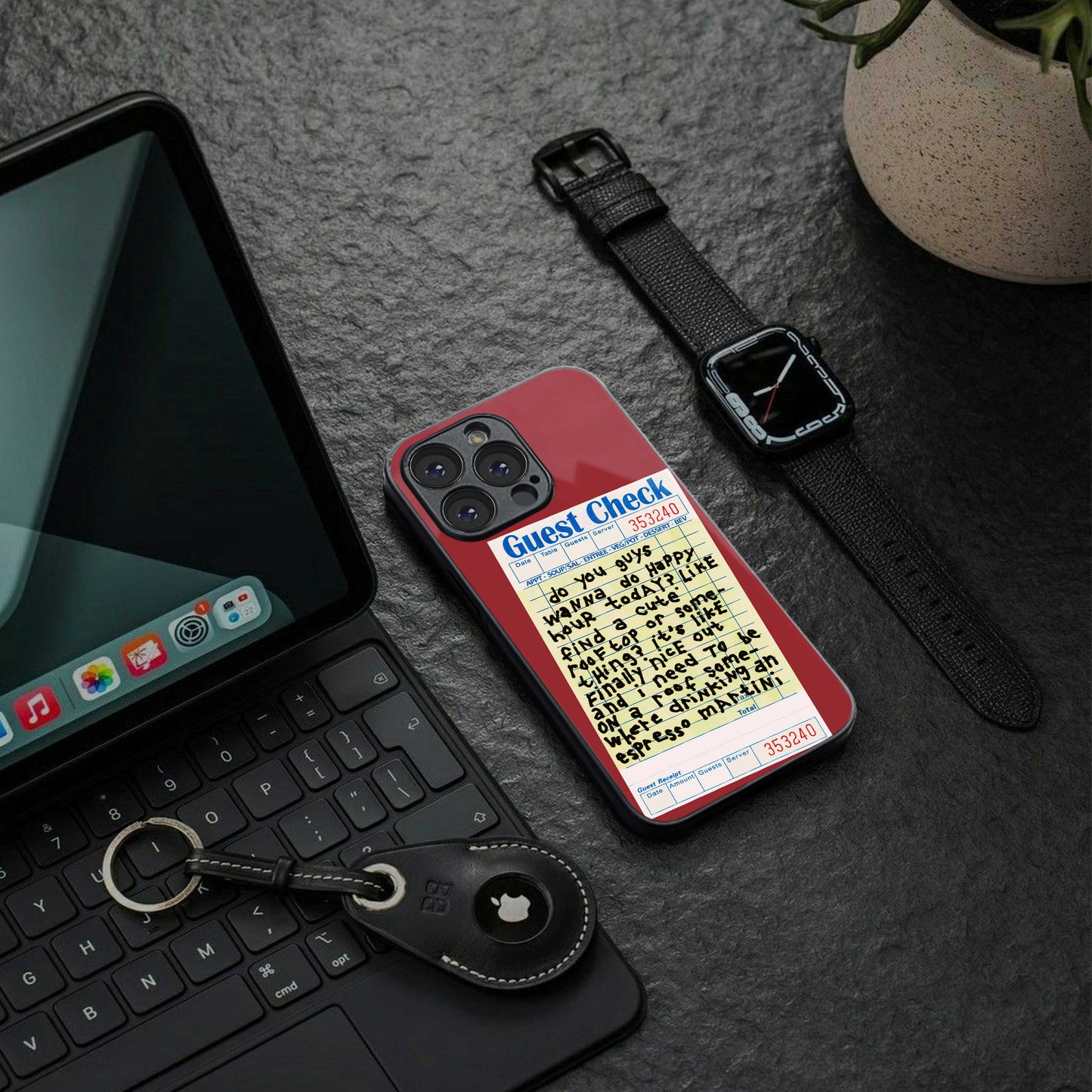 happy hour back phone cover | glass case for Google Pixel 7A