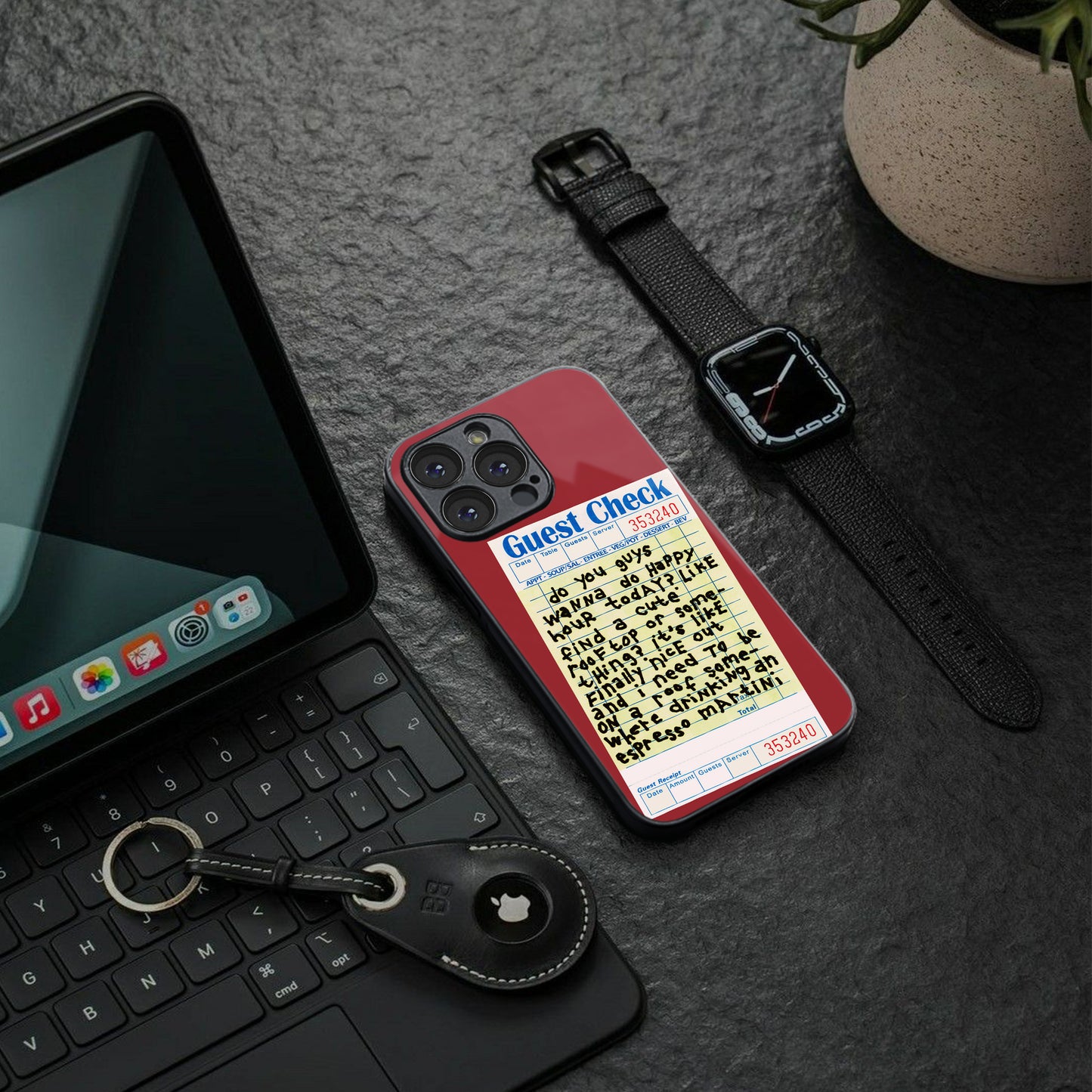 happy hour back phone cover | glass case for google pixel 9 pro xl