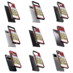 Durable Glass Back Mobile Case for iPhone, Samsung, OnePlus, Google Pixel, Redmi, Vivo, Oppo