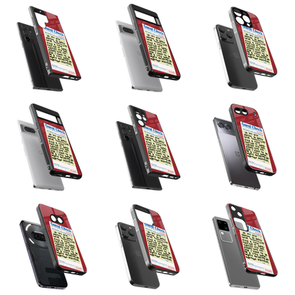 Durable Glass Back Mobile Case for iPhone, Samsung, OnePlus, Google Pixel, Redmi, Vivo, Oppo